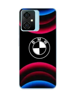 Чохол для Blackview Oscal C70 з картинкою «Логотип BMW та неонові дуги»