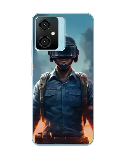 Чехол для Blackview Oscal C70 с картинкой «PUBG — реалистичный герой»