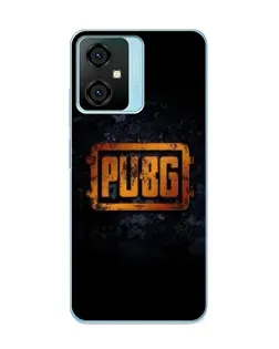 Чохол для Blackview Oscal C70 з картинкою «PUBG — золотий логотип»