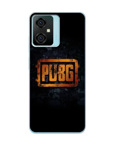 Чехол для Blackview Oscal C70 с картинкой «PUBG — золотой логотип»