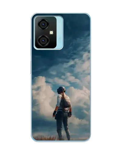 Чехол для Blackview Oscal C70 с картинкой «Герой PUBG на скале»