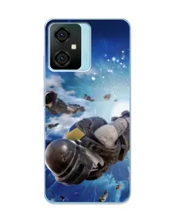 Чохол для Blackview Oscal C70 з картинкою «Десант PUBG — стрибок»