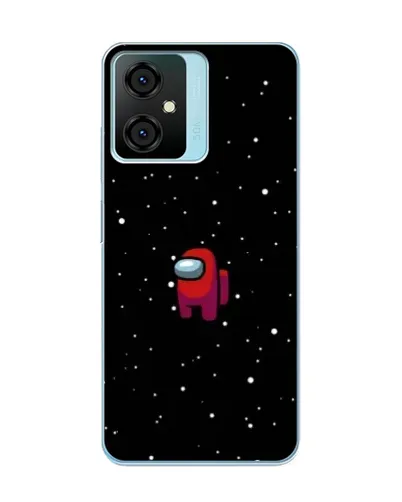 Чехол для Blackview Oscal C70 с картинкой «Красный Among Us»