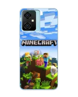 Чохол для Blackview Oscal C70 з картинкою «Minecraft класичний світ»