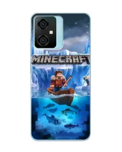 Чохол для Blackview Oscal C70 з картинкою «Minecraft льодянийсвіт»