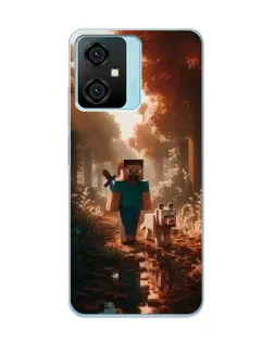 Чохол для Blackview Oscal C70 з картинкою «Стів у лісі»