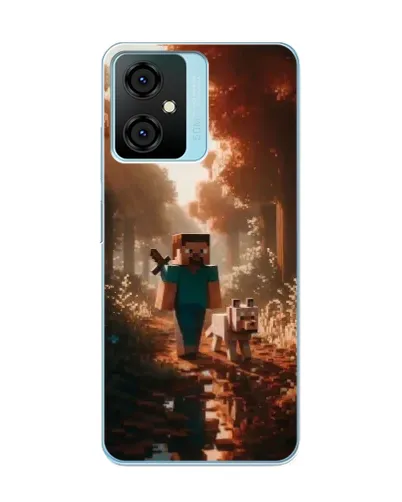 Чехол для Blackview Oscal C70 с картинкой «Стив в лесу» Чехол для Blackview Oscal C70 с картинкой «Стив в лесу»