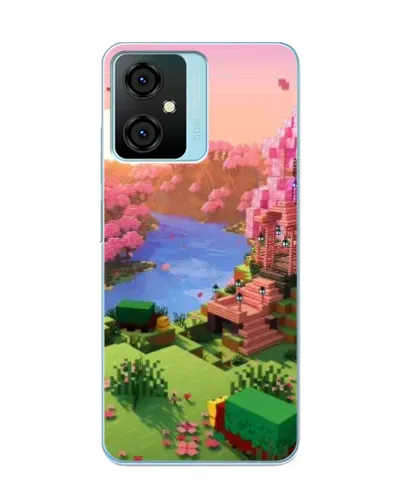 Чехол для Blackview Oscal C70 с картинкой «Розовое дерево Minecraft» Чехол для Blackview Oscal C70 с картинкой «Розовое дерево Minecraft»