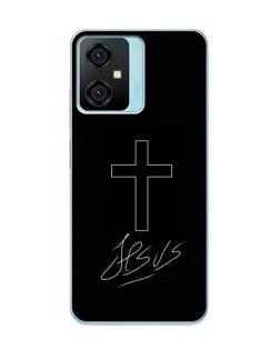 Чехол для Blackview Oscal C70 с картинкой «Графический крест Jesus» Чехол для Blackview Oscal C70 с картинкой «Графический крест Jesus»