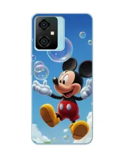 Чехол для Blackview Oscal C70 с картинкой «Mickey и мыльные пузыри»