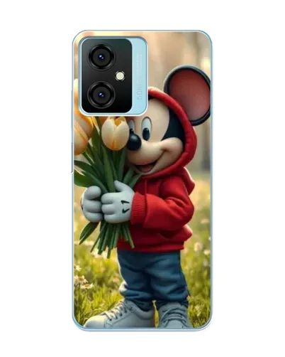 Чехол для Blackview Oscal C70 с картинкой «Микки с тюльпанами» Чехол для Blackview Oscal C70 с картинкой «Микки с тюльпанами»