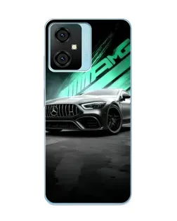 Чехол для Blackview Oscal C70 с картинкой «Темный Mercedes AMG»