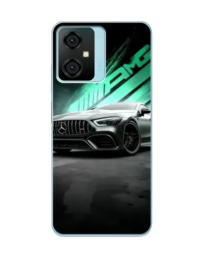 Чехол для Blackview Oscal C70 с картинкой «Темный Mercedes AMG»