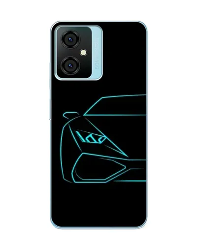 Чехол для Blackview Oscal C70 с картинкой «Голубой силуэт Lamborghini» Чехол для Blackview Oscal C70 с картинкой «Голубой силуэт Lamborghini»