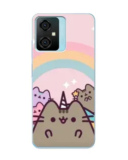 Чехол для Blackview Oscal C70 с картинкой «Единорог Pusheen»