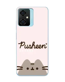 Чехол для Blackview Oscal C70 с картинкой «Pusheen логотип»
