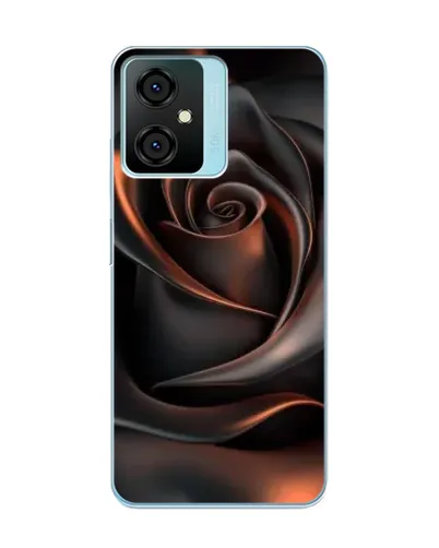 Чехол для Blackview Oscal C70 с картинкой «Шелковая черная роза» Чехол для Blackview Oscal C70 с картинкой «Шелковая черная роза»