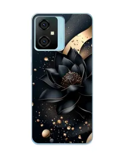 Чехол для Blackview Oscal C70 с картинкой «Черный лотос»