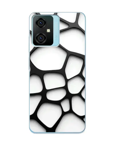 Чехол для Blackview Oscal C70 с картинкой «Белая объемная сетка» Чехол для Blackview Oscal C70 с картинкой «Белая объемная сетка»