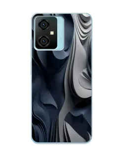 Чохол для Blackview Oscal C70 з картинкою «Об'ємні сині складки» Чохол для Blackview Oscal C70 з картинкою «Об'ємні сині складки»