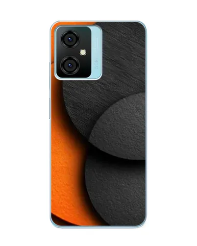 Чехол для Blackview Oscal C70 с картинкой «Геометрия оранжевых кругов» Чехол для Blackview Oscal C70 с картинкой «Геометрия оранжевых кругов»