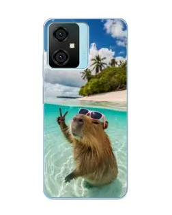 Чехол для Blackview Oscal C70 с картинкой «Капибара на море» Чехол для Blackview Oscal C70 с картинкой «Капибара на море»