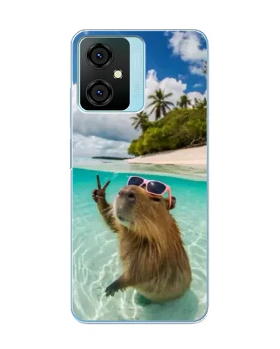 Чехол для Blackview Oscal C70 с картинкой «Капибара на море» Чехол для Blackview Oscal C70 с картинкой «Капибара на море»
