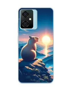 Чехол для Blackview Oscal C70 с картинкой «Закат солнца с капибарой» Чехол для Blackview Oscal C70 с картинкой «Закат солнца с капибарой»
