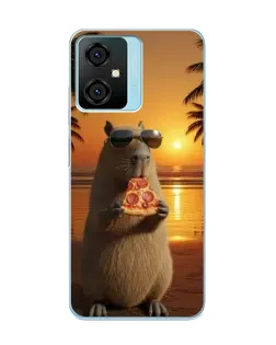 Чехол для Blackview Oscal C70 с картинкой «Капибара с пиццей» Чехол для Blackview Oscal C70 с картинкой «Капибара с пиццей»
