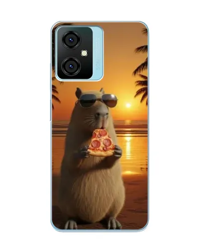 Чехол для Blackview Oscal C70 с картинкой «Капибара с пиццей» Чехол для Blackview Oscal C70 с картинкой «Капибара с пиццей»