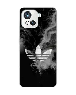Чехол для Blackview Oscal C80 с картинкой «Абстрактный дым Adidas»