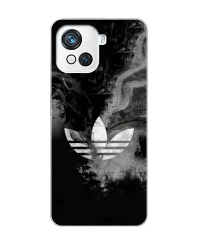 Чехол для Blackview Oscal C80 с картинкой «Абстрактный дым Adidas»