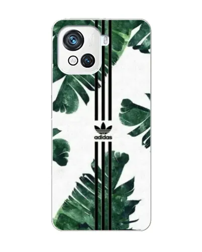 Чехол для Blackview Oscal C80 с картинкой «Пальмовые листья адидас»