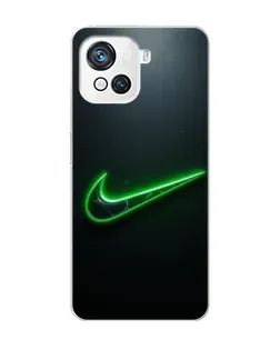Чехол для Blackview Oscal C80 с картинкой «Неоновый контур Nike»