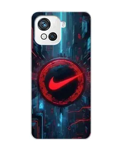 Чехол для Blackview Oscal C80 с картинкой «Техногенный стиль Nike»