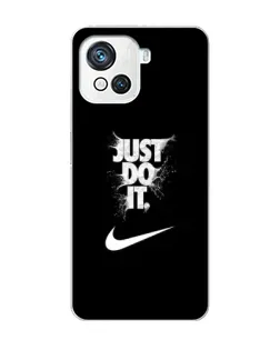 Чехол для Blackview Oscal C80 с картинкой «Текстовый принт Nike»