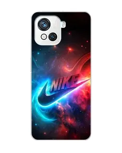 Чехол для Blackview Oscal C80 с картинкой «Огненный логотип Nike»