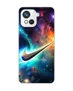 Чехол для Blackview Oscal C80 с картинкой «Космический Nike Swoosh»
