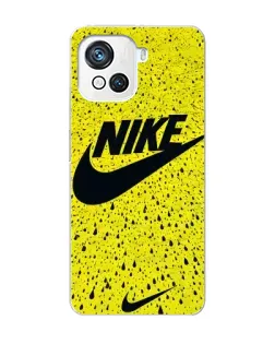 Чехол для Blackview Oscal C80 с картинкой «Желтый текстурный Nike»
