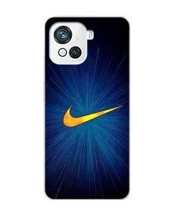 Чехол для Blackview Oscal C80 с картинкой «Синий пульс Nike»