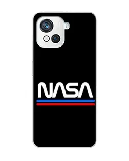Чехол для Blackview Oscal C80 с картинкой «NASA — классика Red Blue»