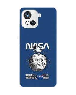 Чехол для Blackview Oscal C80 с картинкой «NASA — лунная миссия»