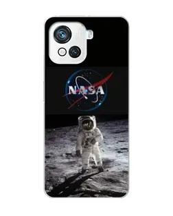 Чехол для Blackview Oscal C80 с картинкой «Астронавт на Луне»