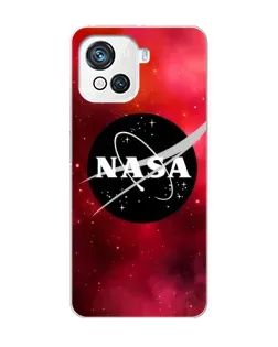 Чехол для Blackview Oscal C80 с картинкой «NASA — красная туманность»