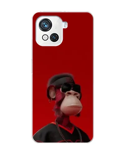 Чехол для Blackview Oscal C80 с картинкой «Bored Ape в красном» Чехол для Blackview Oscal C80 с картинкой «Bored Ape в красном»