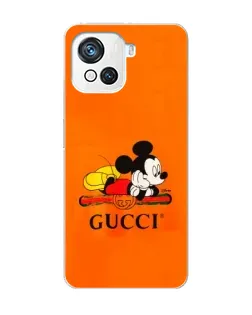 Чехол для Blackview Oscal C80 с картинкой «Микки Маус Gucci — оранж»
