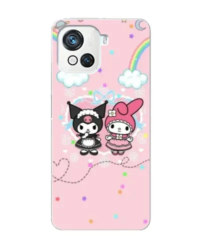 Чехол для Blackview Oscal C80 с картинкой «My Melody и Kuromi» Чехол для Blackview Oscal C80 с картинкой «My Melody и Kuromi»