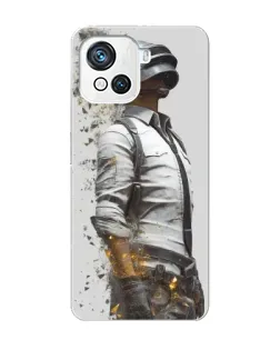 Чехол для Blackview Oscal C80 с картинкой «PUBG — боец в пыли»