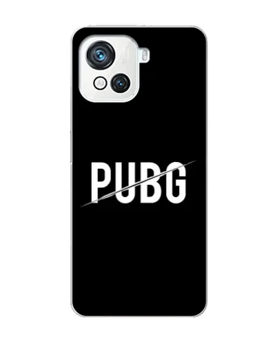 Чехол для Blackview Oscal C80 с картинкой «PUBG — белый логотип»