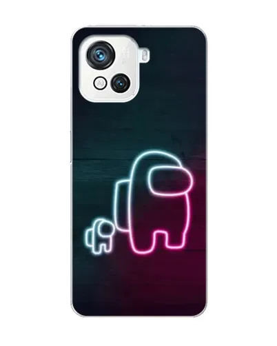 Чехол для Blackview Oscal C80 с картинкой «Among Us неон-арт» Чехол для Blackview Oscal C80 с картинкой «Among Us неон-арт»